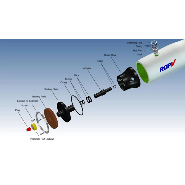 Spare Part Pressure Vessel Housing Mesin RO