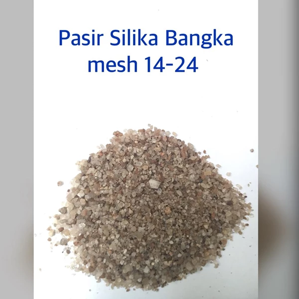  14x24 mesh Bangka Silica Sand